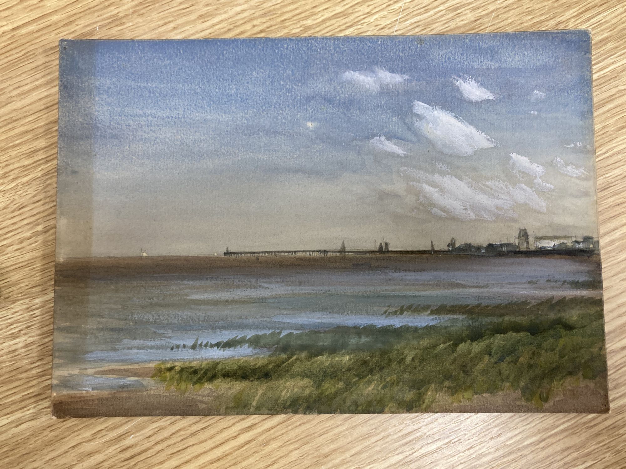 H. Slade, collection of watercolour sketches on board, including views of Buenos Aires, c.1913-1920's, largest 18 x 25.5cm